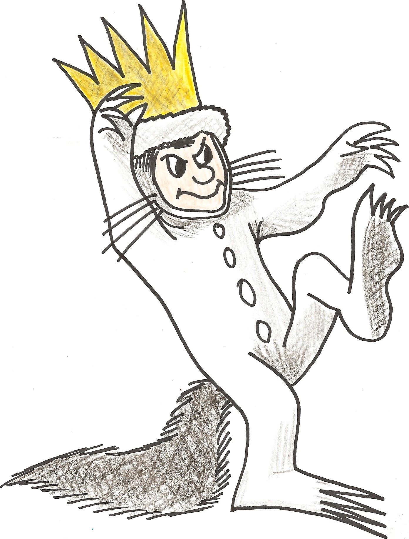 where the wild things are max clip art